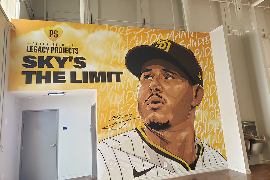 “Sky’s the Limit” Manny Machado mural