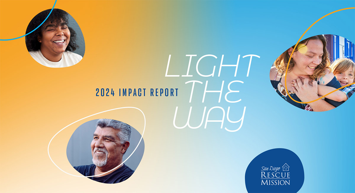 San Diego Rescue Mission Light The Way Impact Report Cover