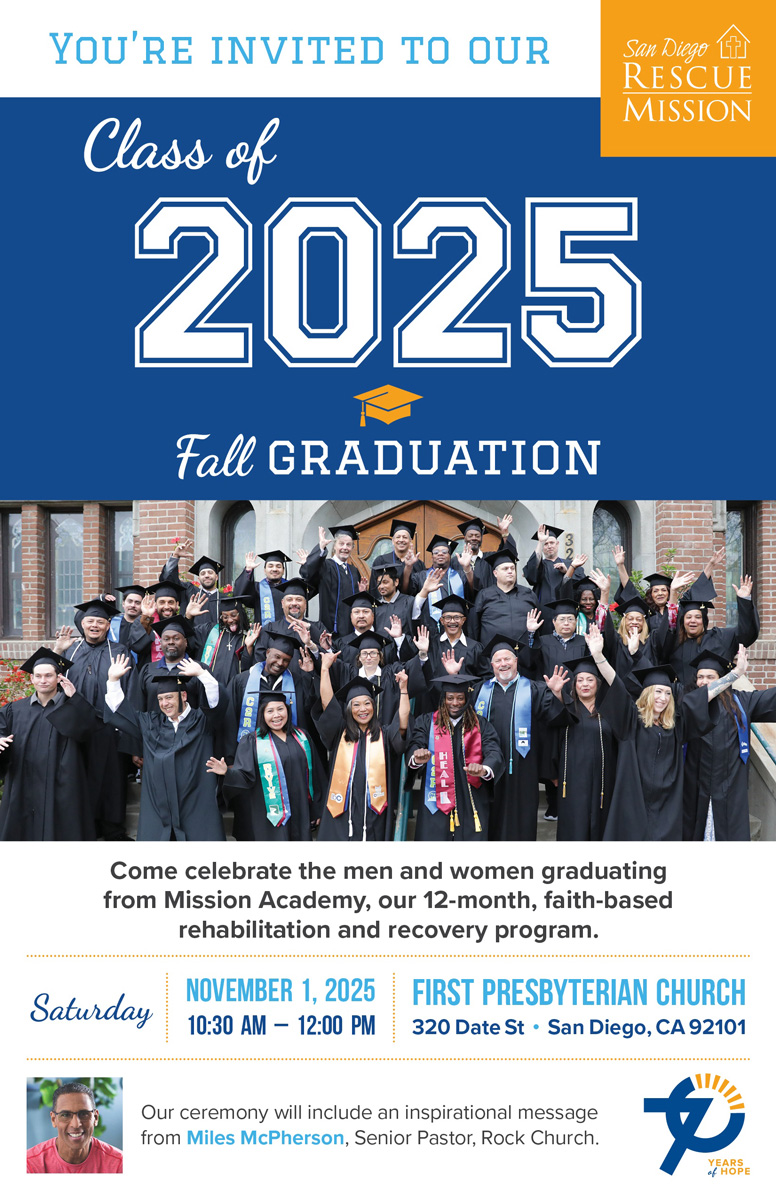 Class of 2025 Fall Graduation Invitation