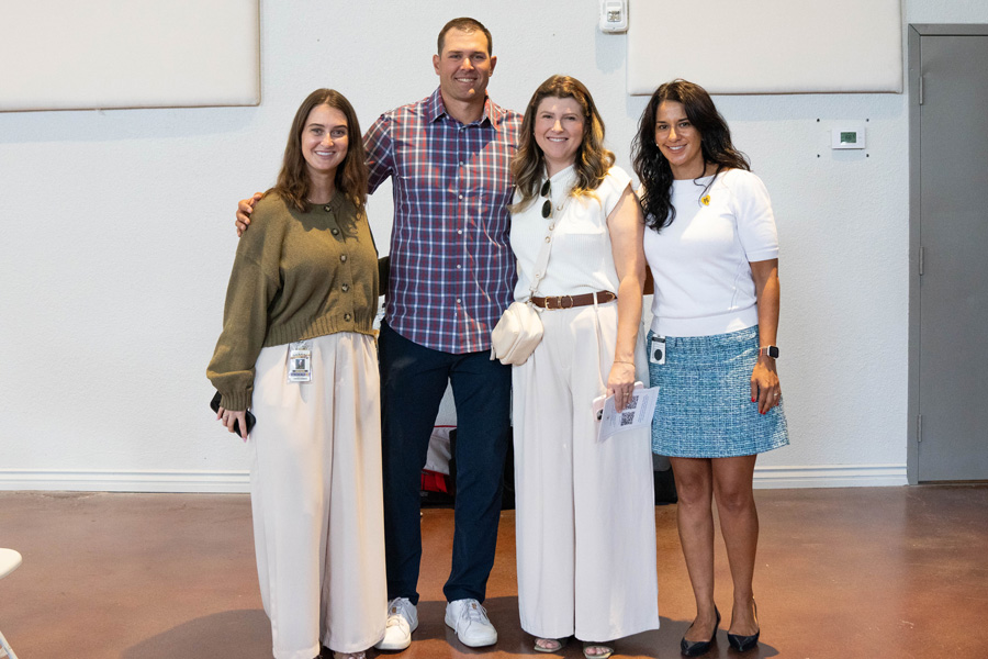 Group photo with former Padres player Craig Stammen